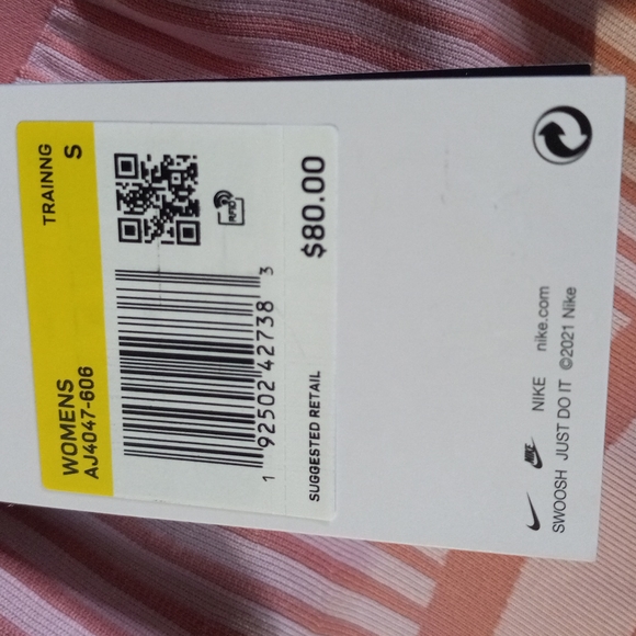 NIKE Pink Compression Sports Training Super Support Bra SZ Small - Picture 8 of 12